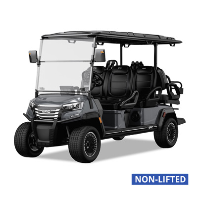 EPIC E60FX Golf Carts Metallic Charcoal