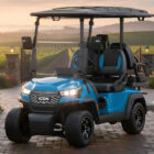 ICON i40X Golf Cart Caribbean Blue 2