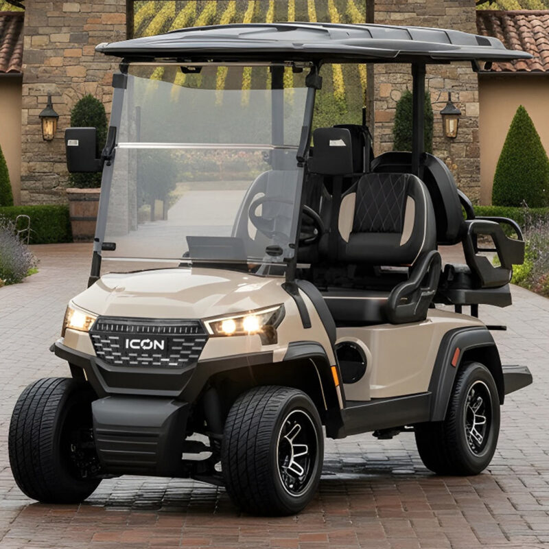 ICON i40X Golf Cart Champagne