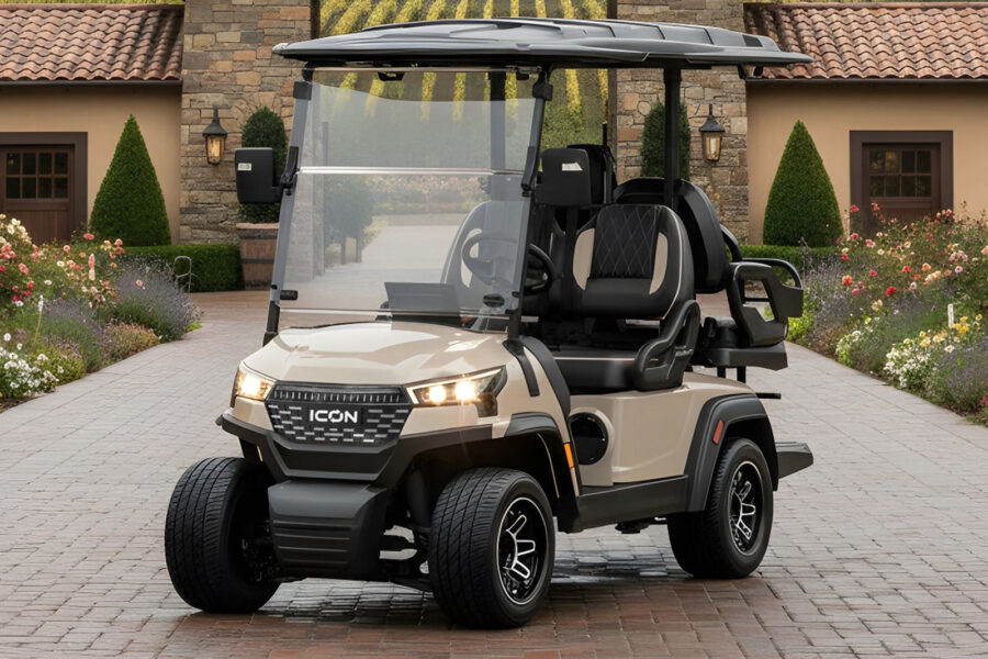 ICON i40X Golf Cart Champagne