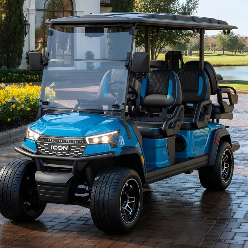 ICON i60X Golf Cart Caribbean Blue 14