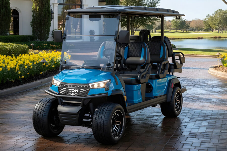 ICON i60X Golf Cart Caribbean Blue 14